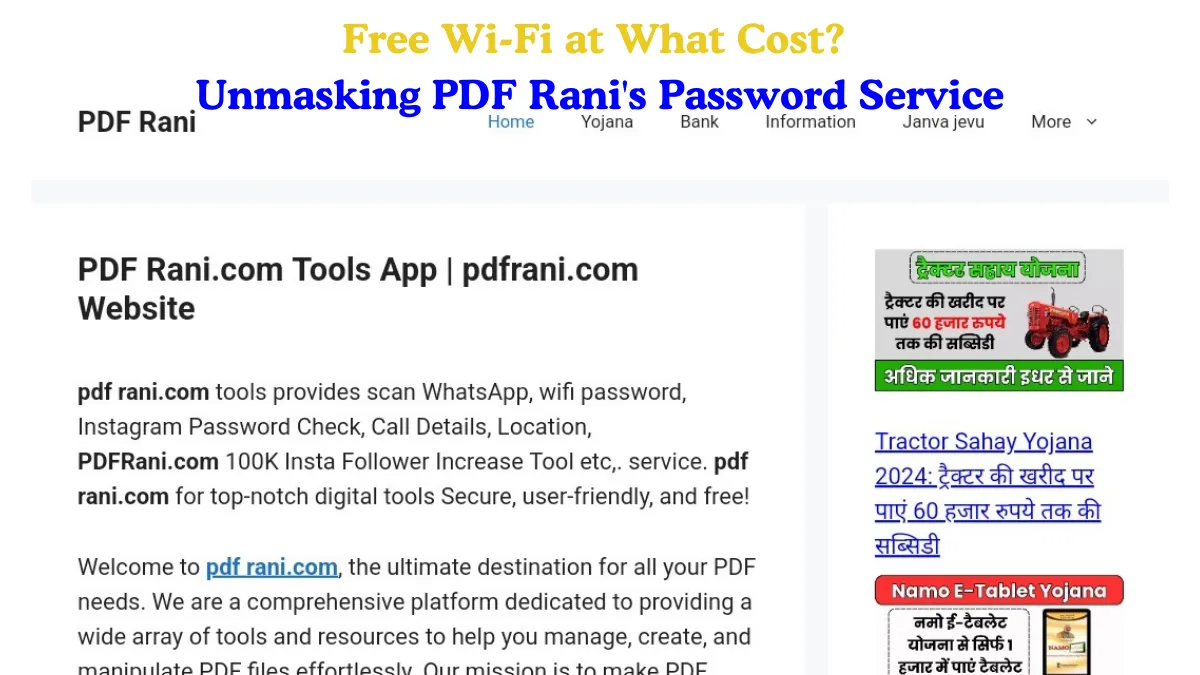 PDF Rani.com WiFi Password