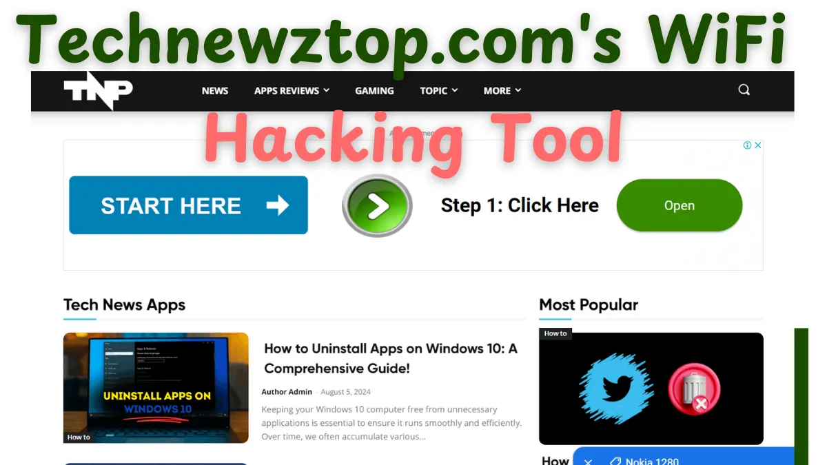 Technewztop.com WiFi Password Crack