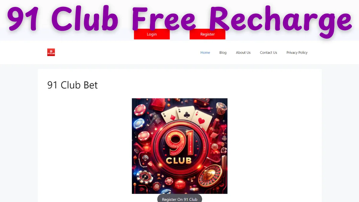 91 Club Free Recharge