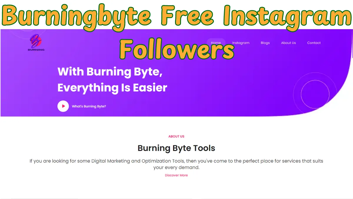 Burningbyte Free Instagram Followers