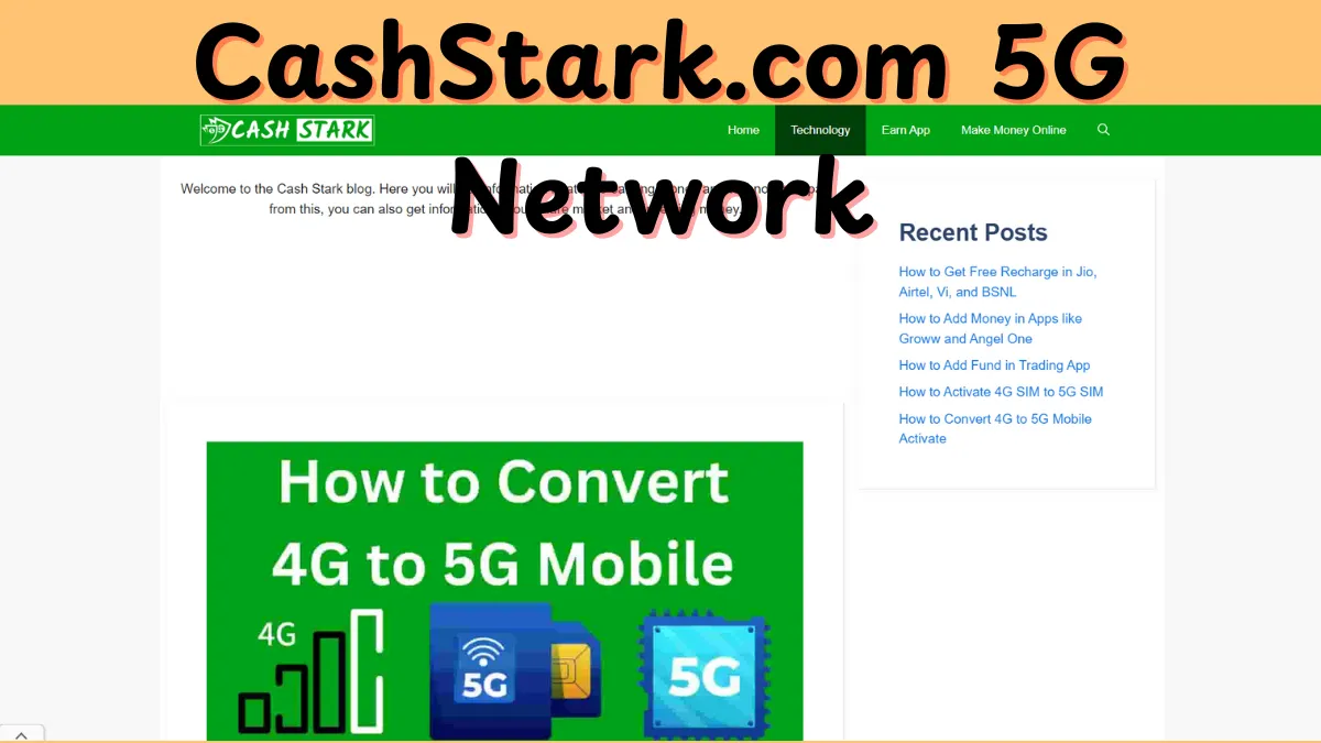 CashStark.com 5G Network