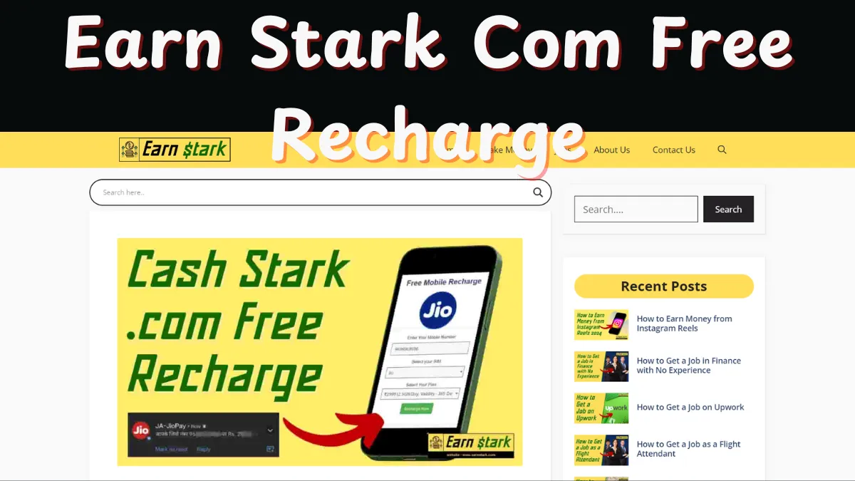 Earn Stark Com Free Recharge